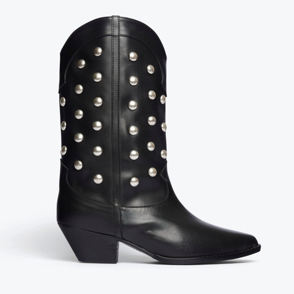 NIB Freda Salvador Loretta Studded Western Boots 8 PRICE FIRM - Picture 2 of 2